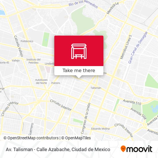Mapa de Av. Talisman - Calle Azabache