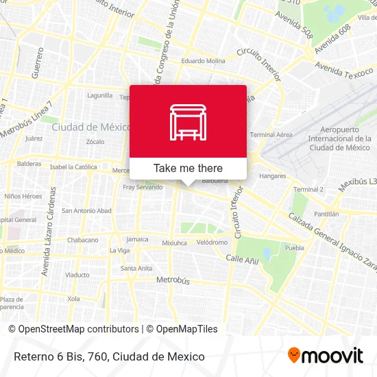 Reterno 6 Bis, 760 map