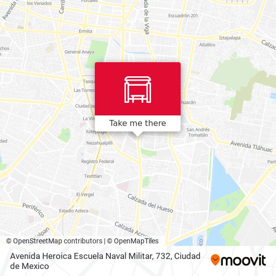 Avenida Heroica Escuela Naval Militar, 732 map