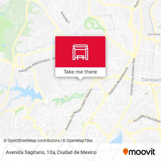 Mapa de Avenida Sagitario, 10a
