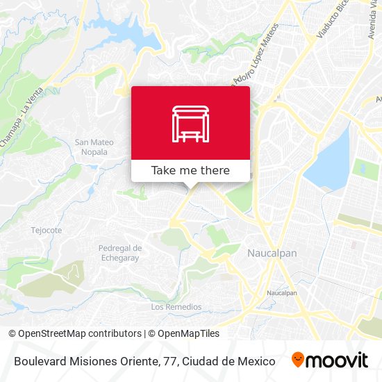 Mapa de Boulevard Misiones Oriente, 77
