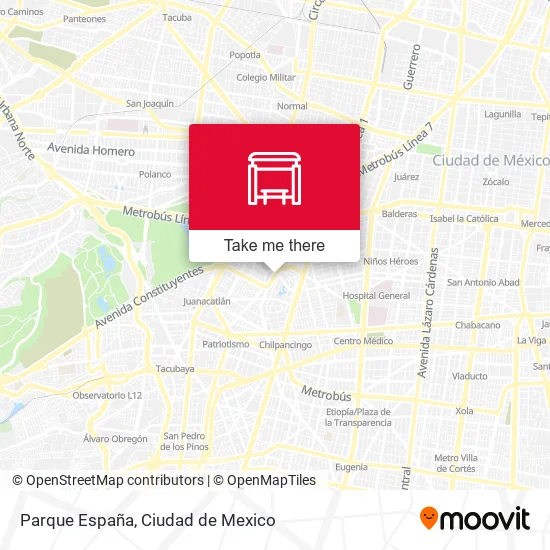 Parque España map