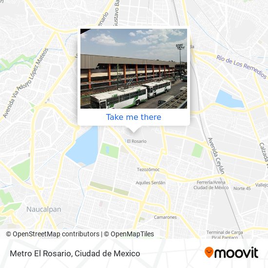 Metro El Rosario map