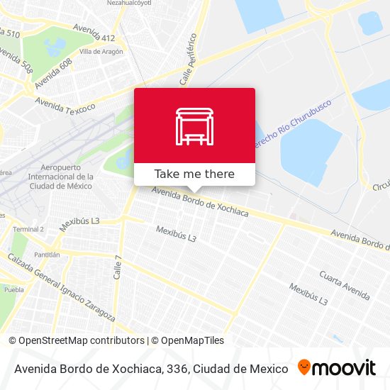 Avenida Bordo de Xochiaca, 336 map