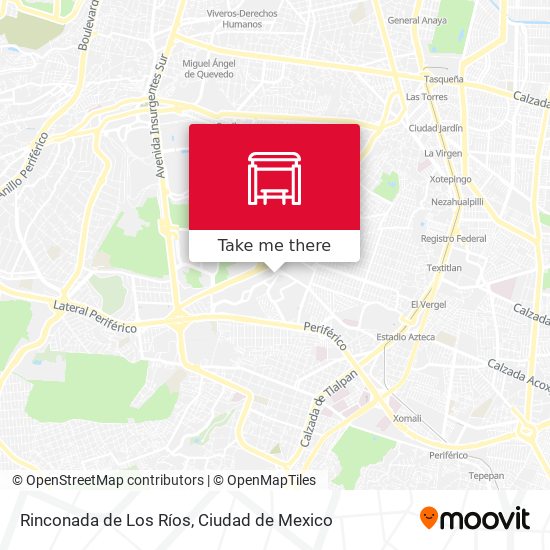 Rinconada de Los Ríos map