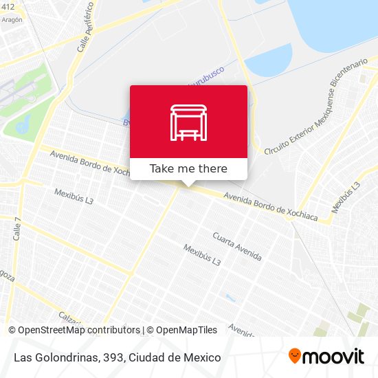 Las Golondrinas, 393 map
