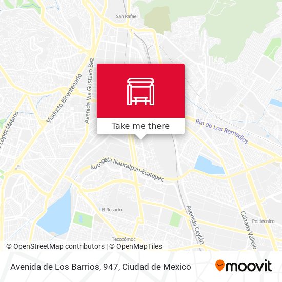 Mapa de Avenida de Los Barrios, 947