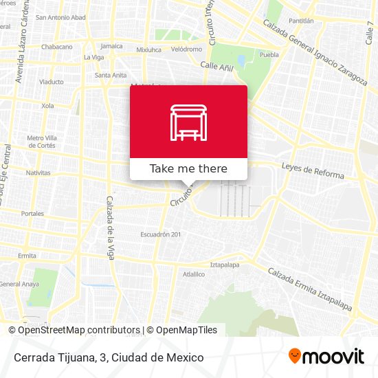 Cerrada Tijuana, 3 map