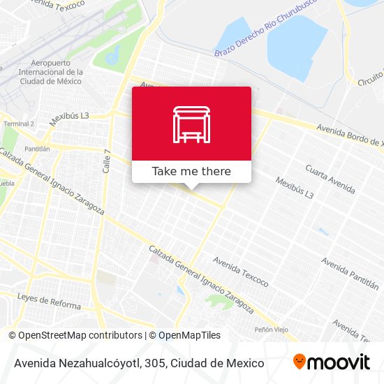 Avenida Nezahualcóyotl, 305 map