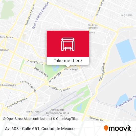 Av. 608 - Calle 651 map