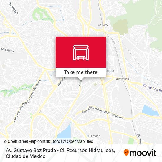 Av. Gustavo Baz Prada - Cl. Recursos Hidráulicos map