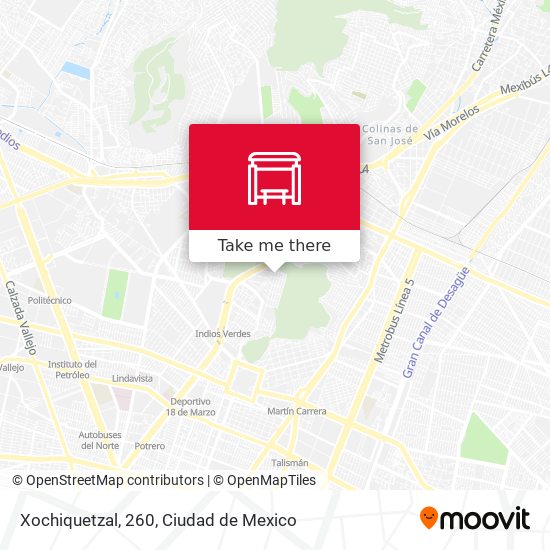 Xochiquetzal, 260 map