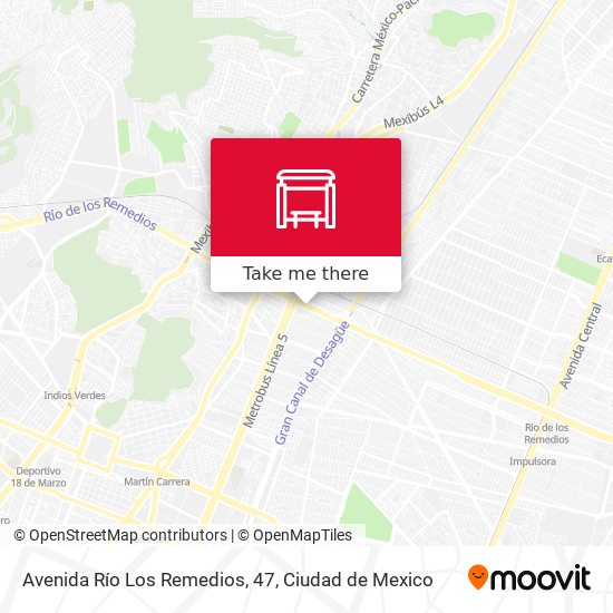 Mapa de Avenida Río Los Remedios, 47