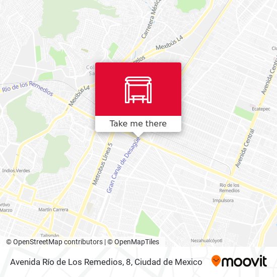 Mapa de Avenida Río de Los Remedios, 8