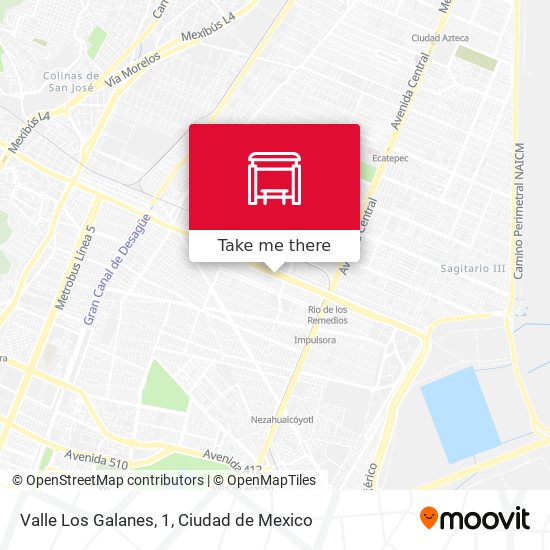 Valle Los Galanes, 1 map