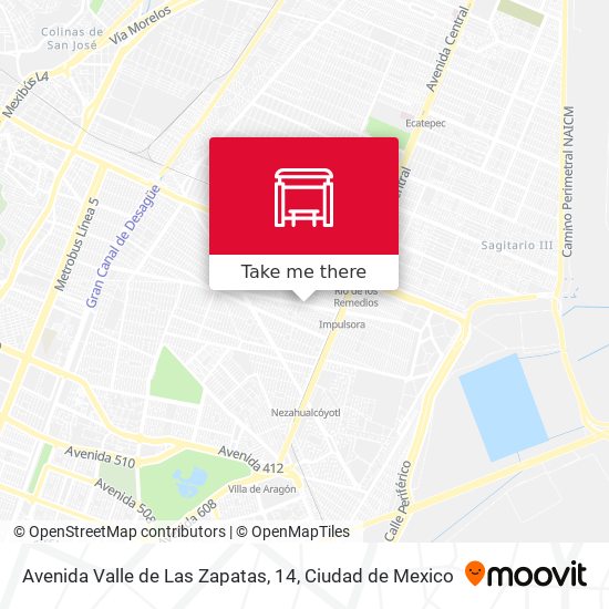 Avenida Valle de Las Zapatas, 14 map