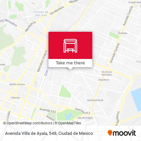 Avenida Villa de Ayala, 548 map