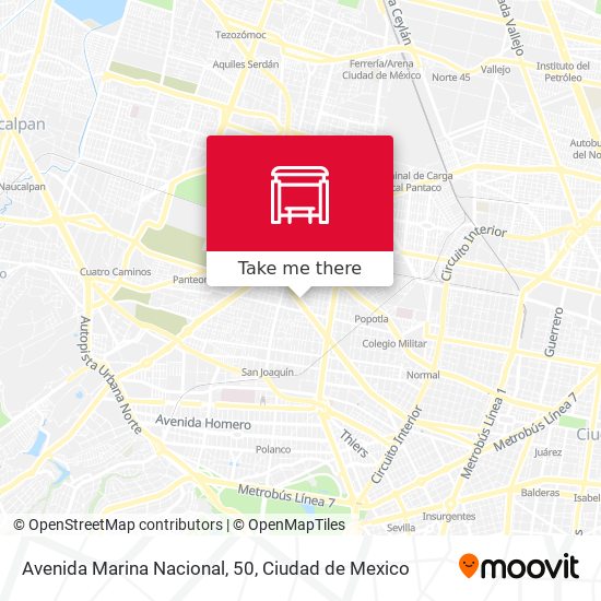 Avenida Marina Nacional, 50 map