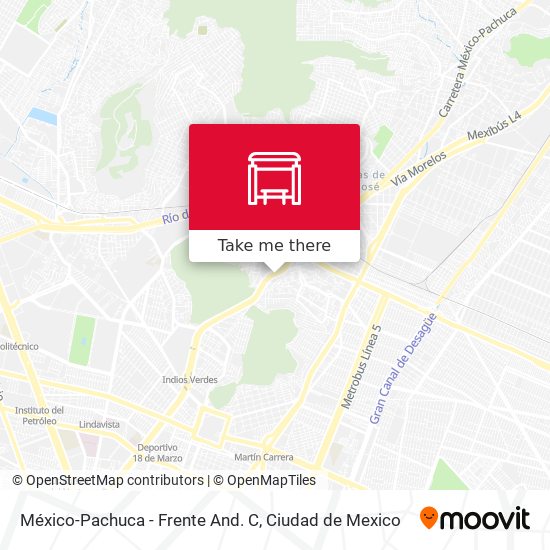 Mapa de México-Pachuca - Frente And. C