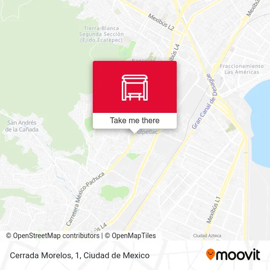 Cerrada Morelos, 1 map