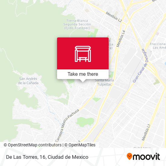 De Las Torres, 16 map