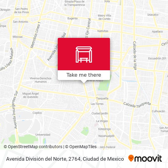 Avenida División del Norte, 2764 map