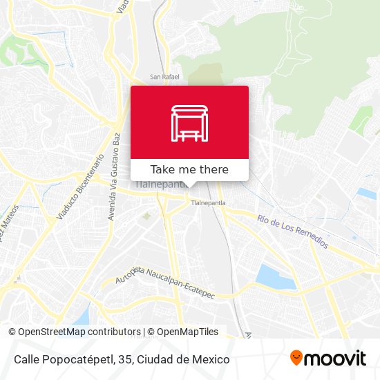 Calle Popocatépetl, 35 map