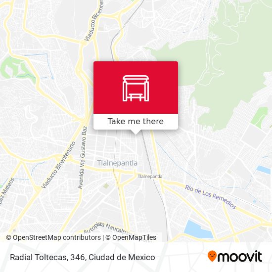 Mapa de Radial Toltecas, 346