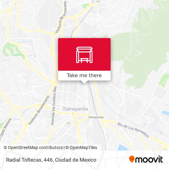 Radial Toltecas, 446 map