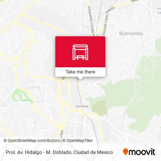 Prol. Av. Hidalgo - M. Doblado map