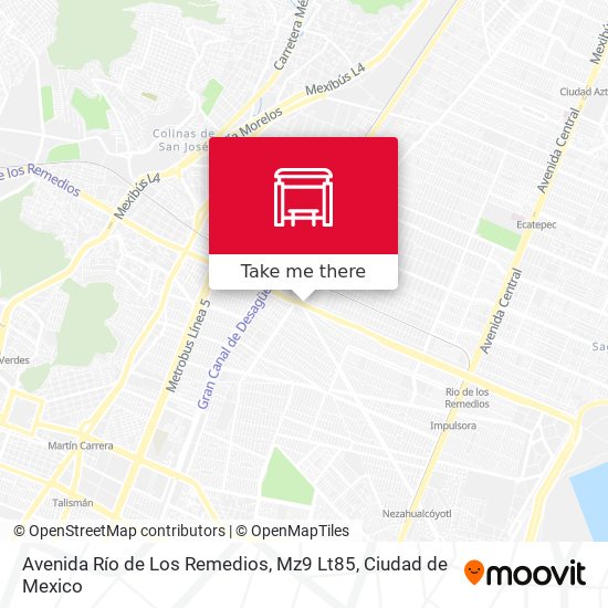 Avenida Río de Los Remedios, Mz9 Lt85 map