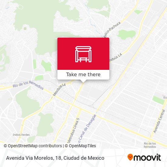 Avenida Via Morelos, 18 map
