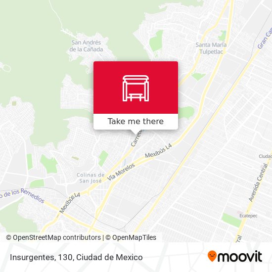 Mapa de Insurgentes, 130
