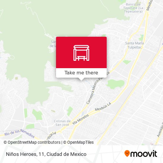 Niños Heroes, 11 map