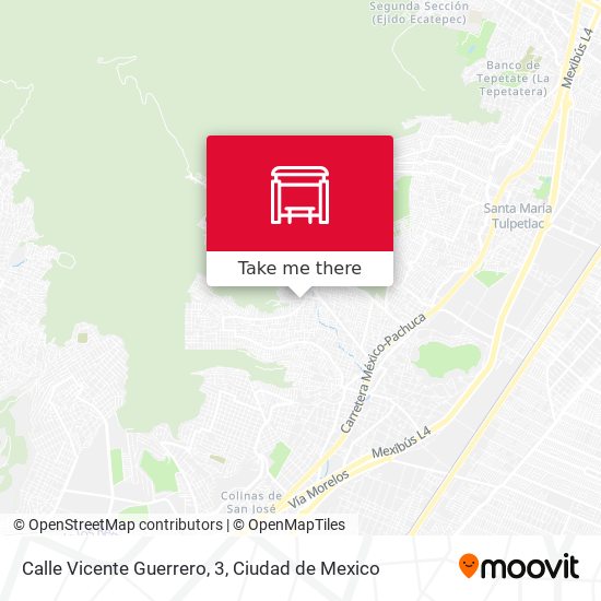 Calle Vicente Guerrero, 3 map