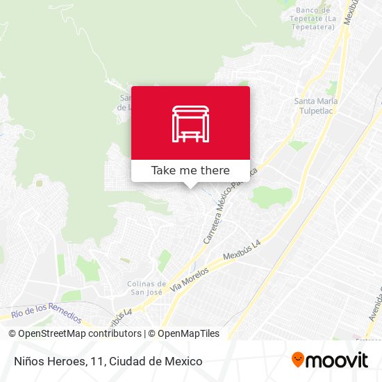 Niños Heroes, 11 map