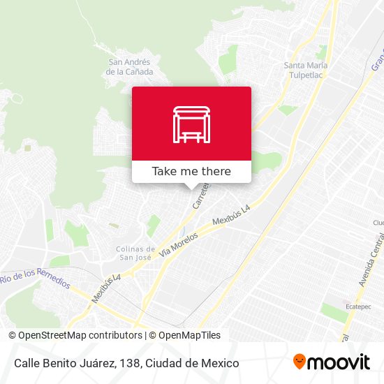 Mapa de Calle Benito Juárez, 138