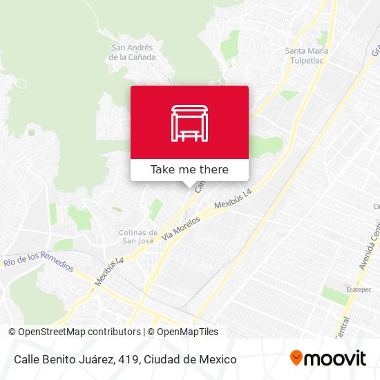 Calle Benito Juárez, 419 map
