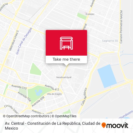 Av. Central - Constitución de La República map