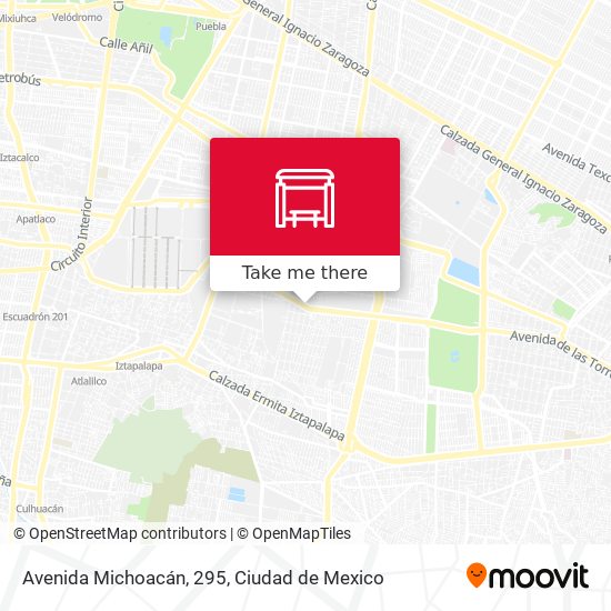 Mapa de Avenida Michoacán, 295