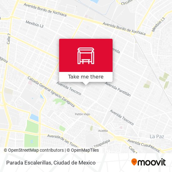 Parada Escalerillas map
