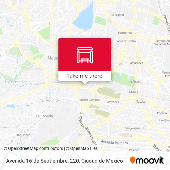 Mapa de Avenida 16 de Septiembre, 220