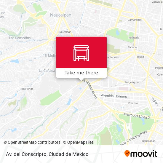 Mapa de Av. del Conscripto