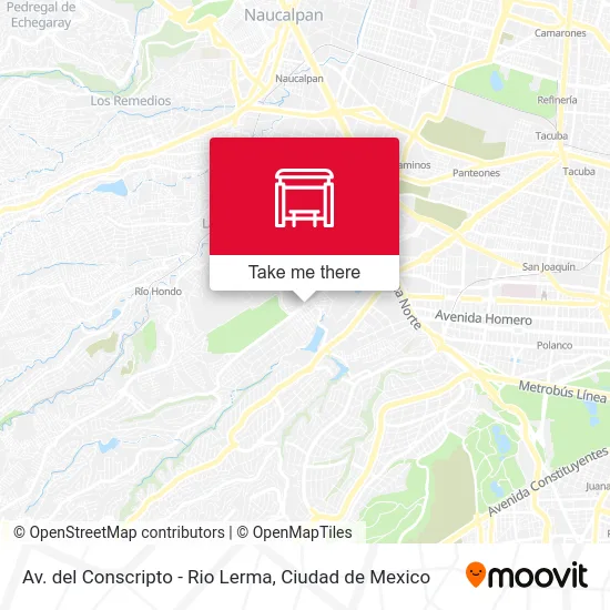 Av. del Conscripto - Rio Lerma map