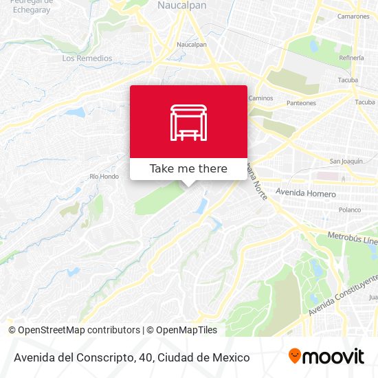 Mapa de Avenida del Conscripto, 40