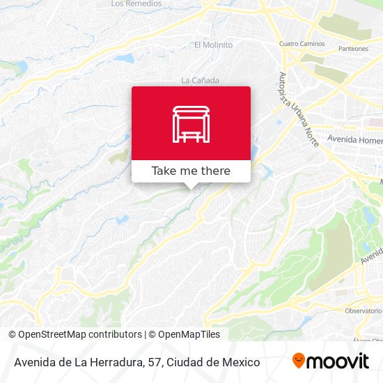 Mapa de Avenida de La Herradura, 57