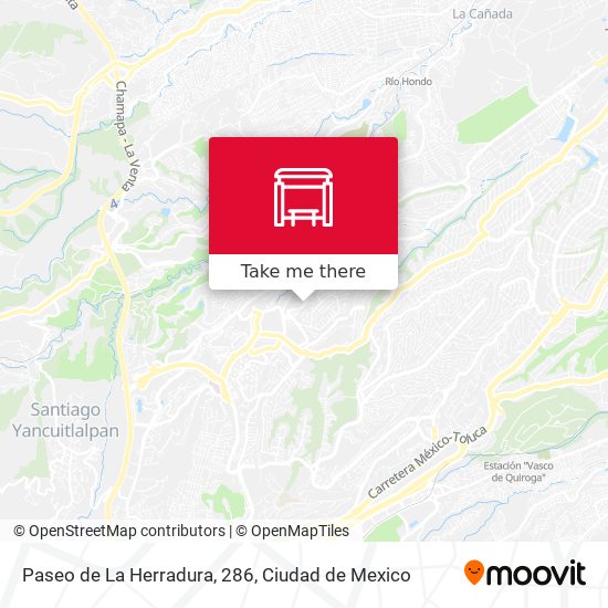 Paseo de La Herradura, 286 map