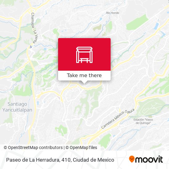 Paseo de La Herradura, 410 map