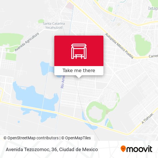 Avenida Tezozomoc, 36 map