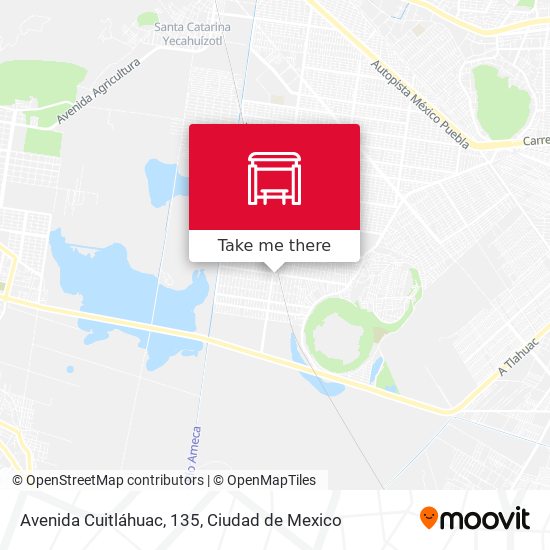 Mapa de Avenida Cuitláhuac, 135